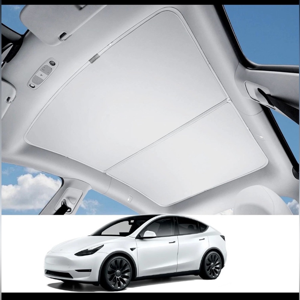 TESLA MODEL Y HALOBLK ROOF SUNSHADE W/ STORAGE BAG